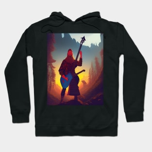 Viking with Guitar 2 Hoodie